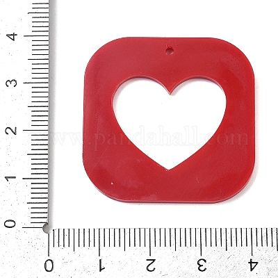 Подвески из непрозрачного акрила с печатью FIND-K017-09B-1