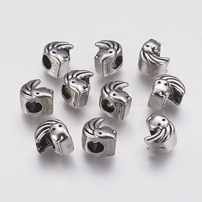 Ионное покрытие (ip) 304 нержавеющая сталь европейские бусины стразы оправы&nbsp;STAS-J022-007AS-1