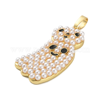 Подвески из латуни и эмали на Хэллоуин KK-F915-02C-G-1