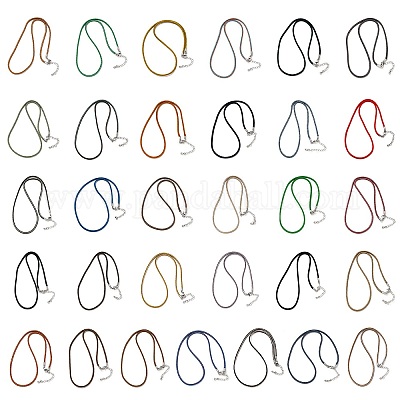 Изготовление ожерелья из плетеного нейлонового шнура толщиной 2.5 мм FIND-G095-01P-1