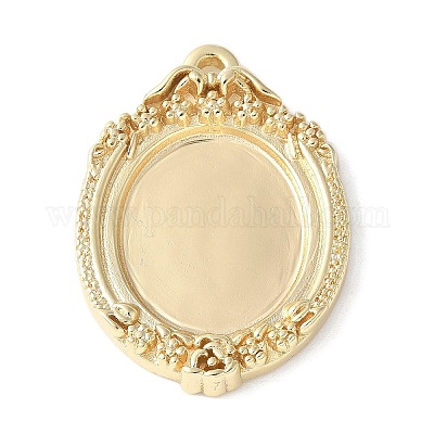 Сеттинги для кулона (кабошонов)&nbsp;LS-KK-V005-01G-01-1