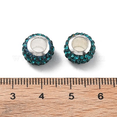 Рондель полимерная глина европейские бусины FIND-U001-01M-1