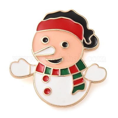 Эмалированные булавки на рождественскую тематику JEWB-U007-02C-1