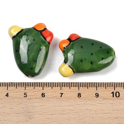 Фарфоровые бусины ручной работы&nbsp;PORC-G002-16A-1-1