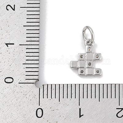 Латунные микро проложить кубического циркония подвески KK-Q028-38P-1