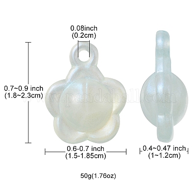 Светящиеся акриловые подвески&nbsp;OACR-YW0001-44-1