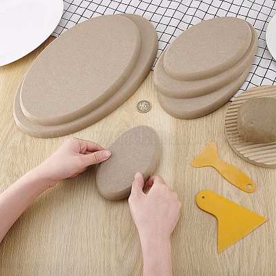 6шт 6 стиля МДФ деревянные доски Молды TOOL-PH0001-94-1