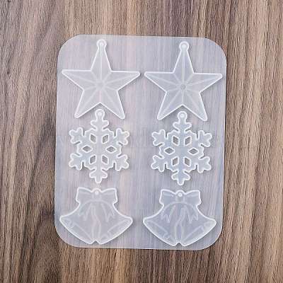 Рождественские силиконовые Молды DIY-K073-50B-1