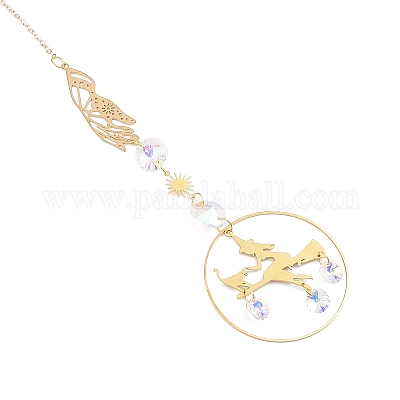 Латунные большие подвесные украшения&nbsp;LS-HJEW-M005-01G-01-1