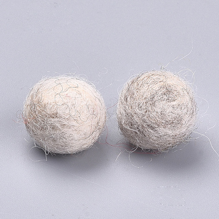 DIY Doll Craft Wool Felt Ball AJEW-T003-15mm-05-1
