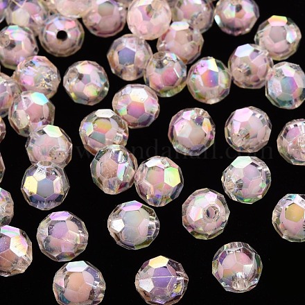 Transparent Acrylic Beads TACR-S152-04B-SS2112-1