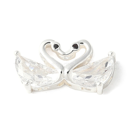 Латунные микро проложить кубического циркония бусы KK-A253-07S-1