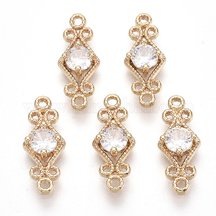 Золотистые соединители из латуни&nbsp;LS-GLAA-R212-12F-1