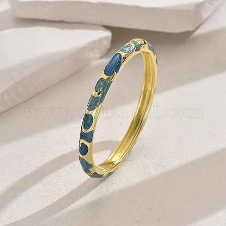 Bracelet Jonc Ancien En émail Cloisonné Vintage - Occasion