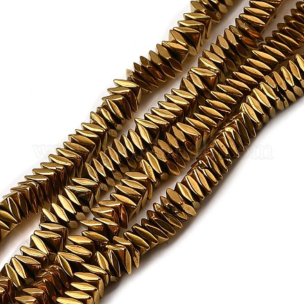 Ромб немагнитная синтетический гематит бисер пряди G-D724-06-1