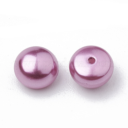 Eco-Friendly Plastic Imitation Pearl Beads MACR-S284-01E-14-1