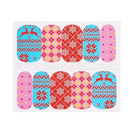 Christmas Series Nail Art Full-Cover Sticker MRMJ-Q058-2131-1