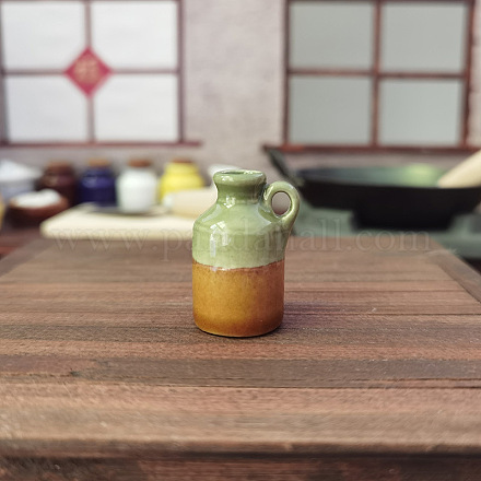 Mini adornos en miniatura de cerámica de estilo chino BOTT-PW0002-093B-1