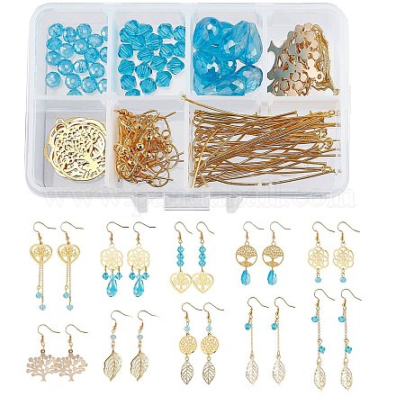 SUNNYCLUE 143 Pieces DIY Tree of Life Themed Earrings Making Kits DIY-SC0015-93-1