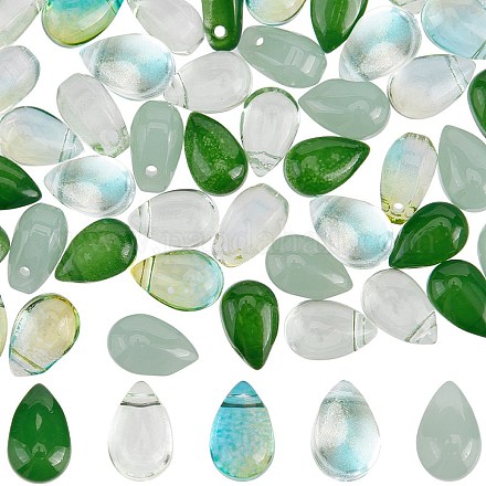 150шт 5 стиля стеклянные подвески GLAA-SC0002-16C-1