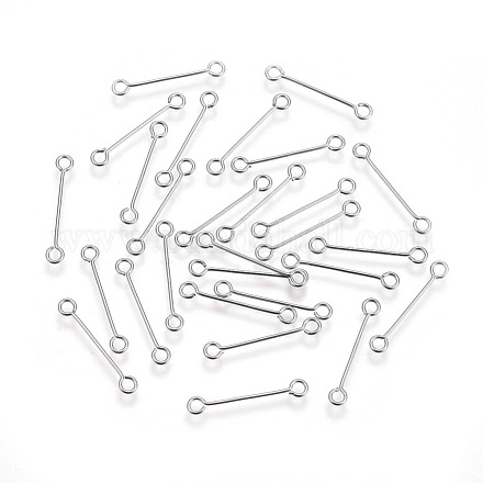 304 Stainless Steel Double Sided Eye Pins STAS-O101-64P-1
