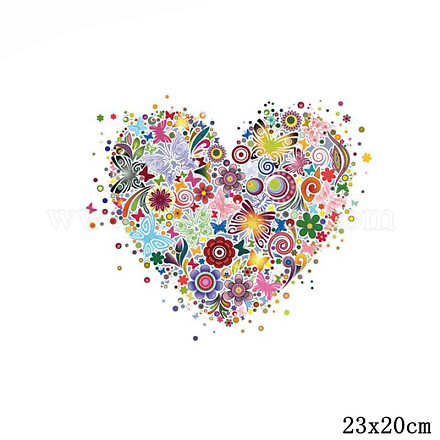 Термотрансферная пленка с рисунком сердца ко Дню святого Валентина PW-WG89034-01-1