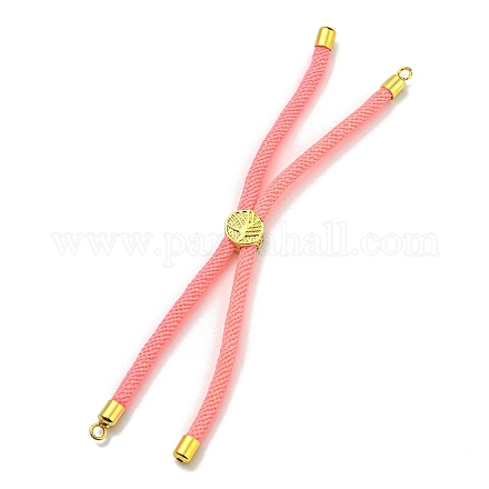 Fabrication de bracelets en cordons de nylon adaptés aux breloques de connecteur AJEW-P116-01G-06-1