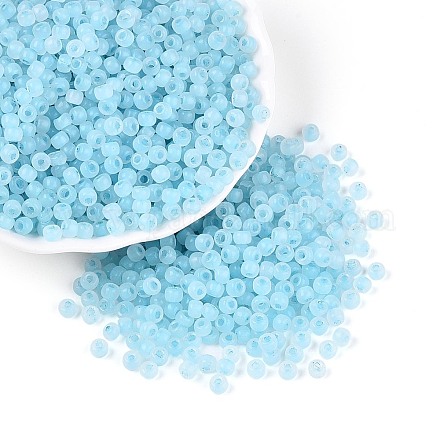 6/0 прозрачный внутри цветной стеклянный бисер SEED-N008-08H-1