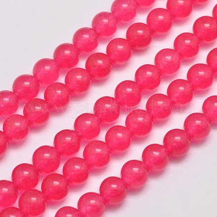 Natürliche und gefärbte Perle Malaysia Jade Stränge G-A146-6mm-A14-1