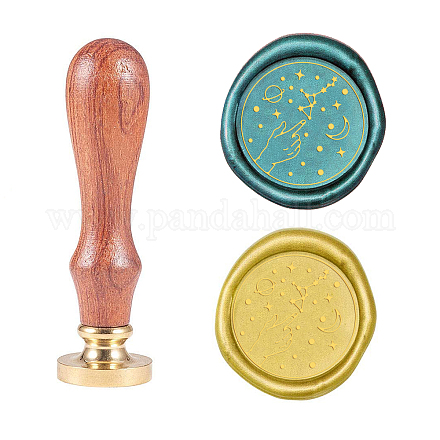 Wax Seal Stamp Set AJEW-WH0131-651-1
