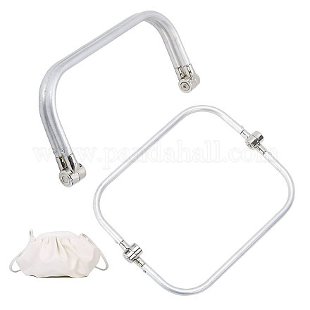 Оправы для сумок из алюминиевого сплава&nbsp;DIY-WH0569-58B-1