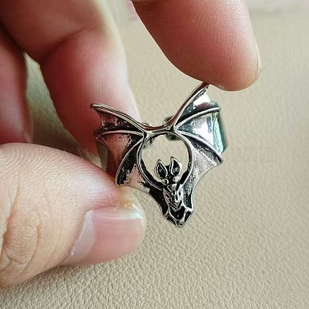 Регулируемые кольца для пальцев с изображением летучих мышей из сплава FS-WG25ADA-08-1