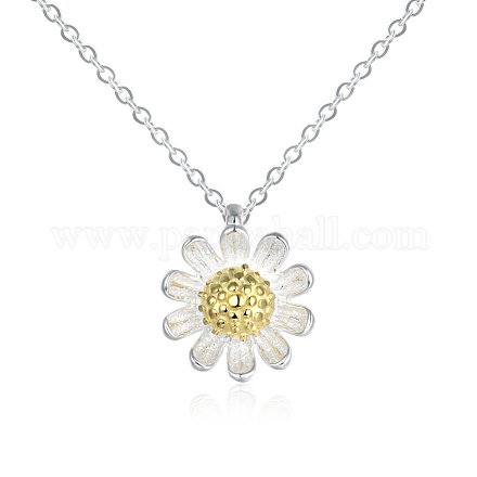 Collares de 925 plata esterlina Zirconia colgante NJEW-BB18709-1