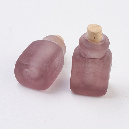 Pendentifs de bouteille de parfum vernissés manuels LAMP-P044-O02-1