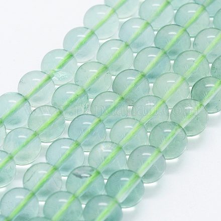 Chapelets de perles en fluorite naturel G-K261-10B-8mm-1
