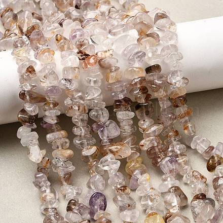 Природного кварца lodolite нитей бисера G-H315-A01-01-1
