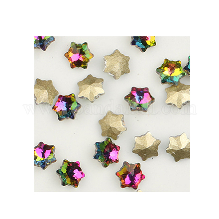 Cabujones de cristal de rhinestone MRMJ-T010-134G-1