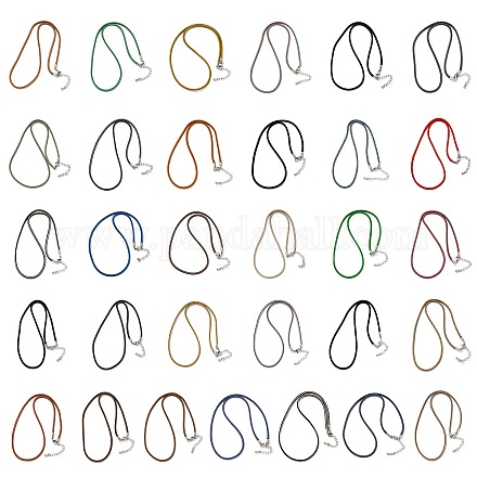 Изготовление ожерелья из плетеного нейлонового шнура толщиной 2.5 мм FIND-G095-01P-1