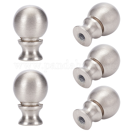 Remates de lámpara de bola de aleación de zinc para perilla superior de lámparas FIND-WH0048-52-1