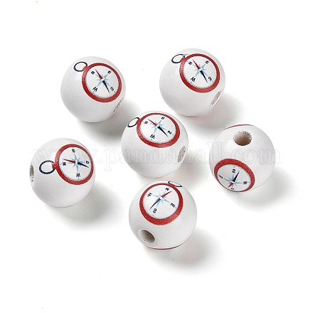 Европейский бисер из натурального дерева WOOD-S059-01E-1