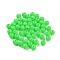 Plastic Beads, Round, Spring Green, 6x5.5mm, Hole: 1.8mm, 3846pcs/500g.