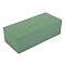 Rectangle Dry Floral Foam for Fresh and Artificial Flowers, for Wedding Garden Decorations, Dark Sea Green, 220x100x70mm