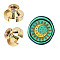 Wax Seal Brass Stamp Head, for Wax Seal Stamp, Sun Pattern, 25x14.5mm