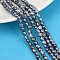 Natural Cultured Freshwater Pearl Beads Strands, Two Sides Polished, Grade 3A+, Dyed, Colorful, 4~5mm, Hole: 0.7mm, about 70~71pcs/strand, 33~33.3cm