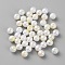 Opaque Acrylic Beads, Round, Champagne Yellow, 8mm, Hole: 1.8mm, about 200pcs/bag