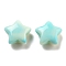Acrylic Beads, Star, Imitation Gemstone, Light Blue, 14x15x7mm, Hole: 2mm, 617pc/500g