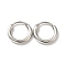 Tarnish Resistant 201 Stainless Steel Huggie Hoop Earrings, with 304 Stainless Steel Pins, Stainless Steel Color, 12 Gauge, 12x2mm, Pin: 0.8mm
