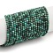 Natural Chrysocolla Beads Strands, Round, Faceted, 3mm, Hole: 0.6mm, about 120~123pcs/strand, 15.47''(39.3cm)