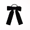 Velvet Hair Ties, Hair Accessories for Women Girls, Bowknot, Black, 170x135mm