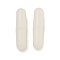 Plastic Breakaway Clasps, for Necklace Bracelet Lanyard Jewelry Making, White, 18x4.5mm, Hole: 1mm